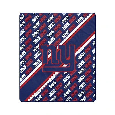 Couverture ultra douce Pegasus New York Giants, 152 x 178 cm (diagonale), doublée, avec logo.