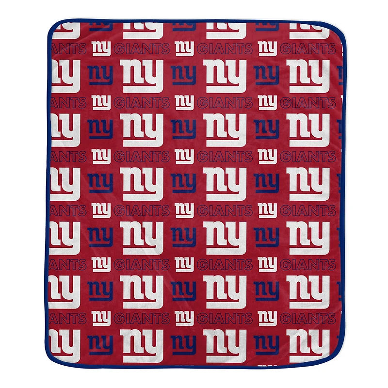 Ensemble de couvertures deux pièces Pegasus New York Giants 60" x 70" Home & Away