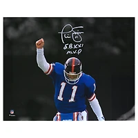 Phil Simms New York Giants Autographed 11" x 14" Arm Up Photograph with "SB XXI MVP" Inscription