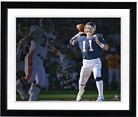 Phil Simms New York Giants Autographed 16" x 20" Super Bowl XXI vs. Broncos Photograph with "SB XXI MVP" Inscription