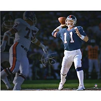Phil Simms New York Giants Autographed 16" x 20" Super Bowl XXI vs. Broncos Photograph