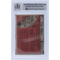 Phil Simms New York Giants Autographed 1980 Topps #225 Beckett Fanatics Witnessed Authenticated 10 Rookie Card with "1979 #7 Pick" Inscription