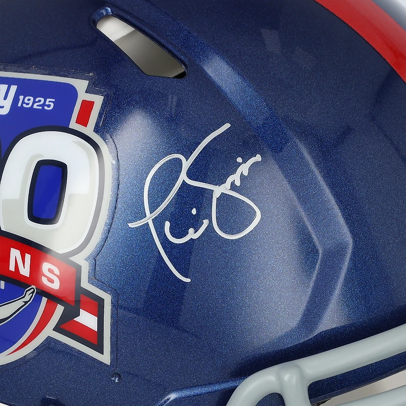 Phil Simms New York Giants Autographed Riddell 100th Season Speed Authentic Helmet  