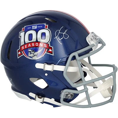 Phil Simms New York Giants Autographed Riddell 100th Season Speed Authentic Helmet  