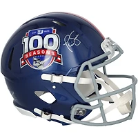 Phil Simms New York Giants Autographed Riddell 100th Season Speed Authentic Helmet  