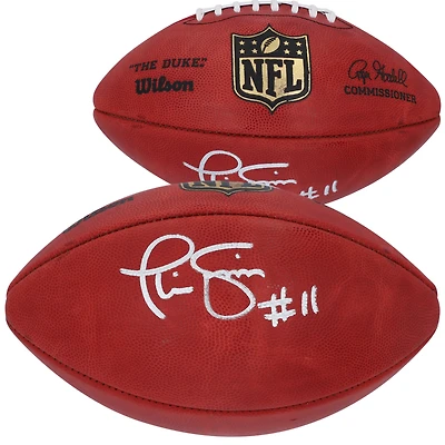 Phil Simms New York Giants Autographed Wilson Duke Pro Football