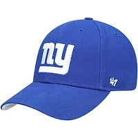 Casquette ajustable de base MVP des Giants de New York, modèle '47 Royal, pour enfants d'âge préscolaire