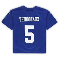 Maillot de match Nike Kayvon Thibodeaux Royal New York Giants pour enfants d'âge préscolaire