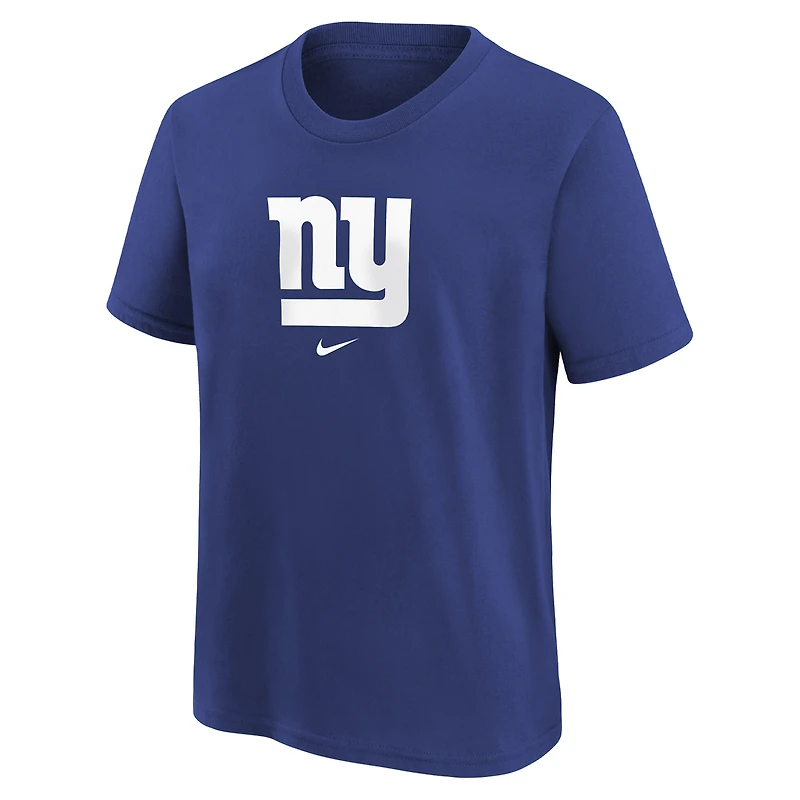 T-shirt préscolaire Nike Royal New York Giants Team Wordmark