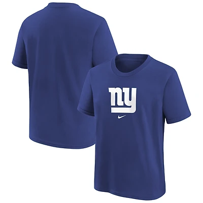 T-shirt Nike Royal New York Giants pour enfants d'âge préscolaire