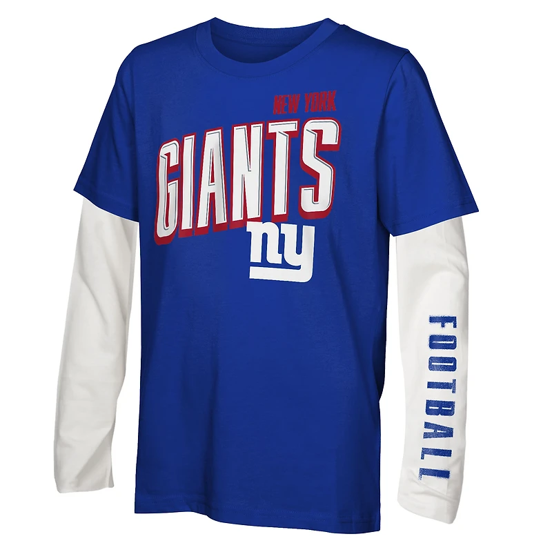 Ensemble de t-shirts « The Mix Combo » des Giants New York pour enfants d'âge préscolaire