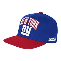 Casquette Snapback Outerstuff Royal New York Giants Essentials pour enfants d'âge préscolaire