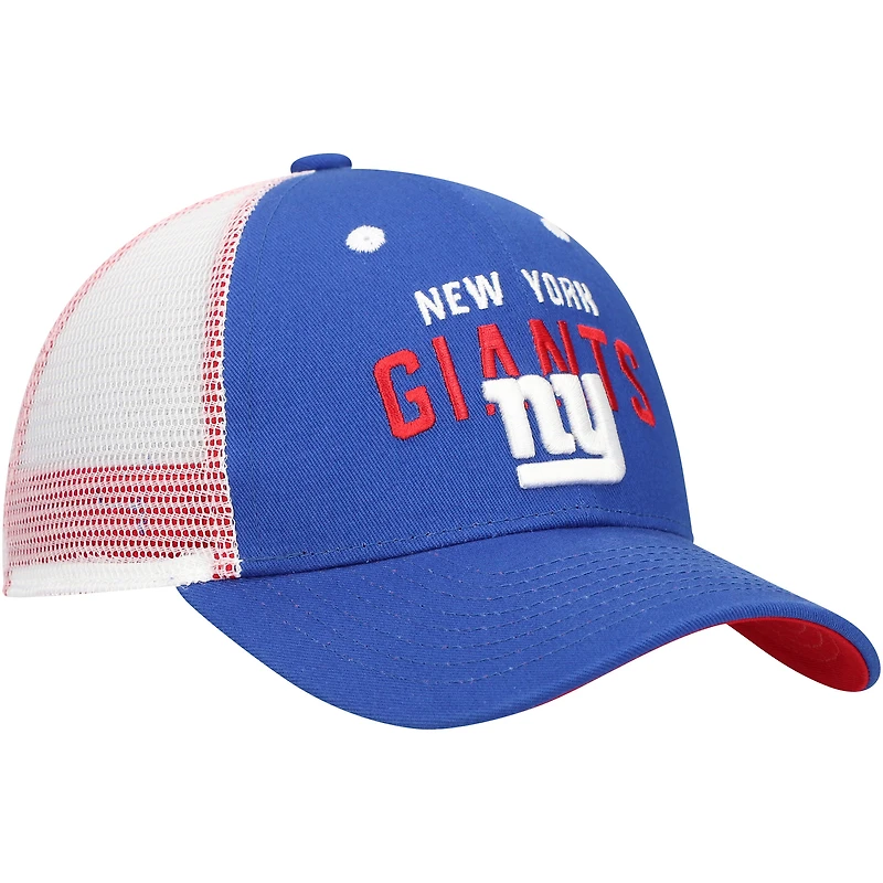 Preschool Royal New York Giants Core Lockup Trucker Adjustable hat