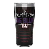 Tervis Giants de New York 20oz. Grand gobelet en acier inoxydable avec couvercle coulissant bleu