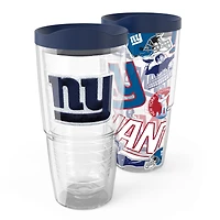 Tervis New York Giiatns NFL Lot de 2 allover et emblème