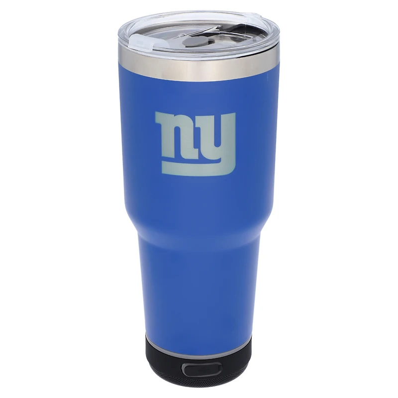 The Memory Company Giants de New York 30oz. Gobelet Bluetooth LED en acier inoxydable