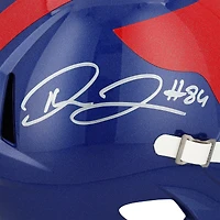 Casque réplique Riddell 2024 Alternate Speed ​​autographié par Theo Johnson des Giants de New York