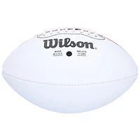 Theo Johnson New York Giants Autographed Wilson 100th Season White Panel Football