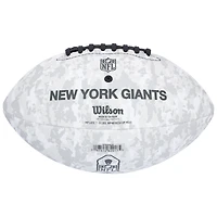 Theo Johnson New York Giants Autographed Wilson 2024 Salute To Service Football