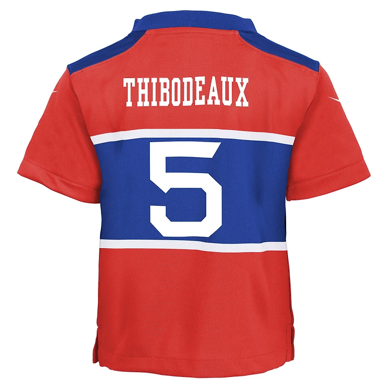 Maillot de jeu joueur suppléant Nike Kayvon Thibodeaux Century Red New York Giants pour tout-petit