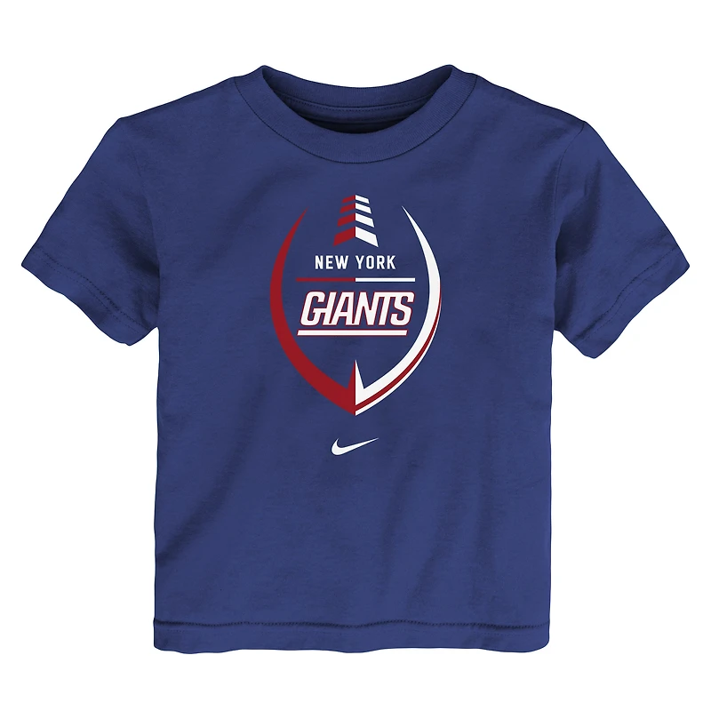 Toddler Nike Royal New York Giants Icon Wordmark - T-Shirt