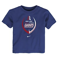 Toddler Nike Royal New York Giants Icon Wordmark - T-Shirt