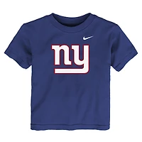 T-shirt Nike bleu roi avec logo des Giants de New York pour tout-petit