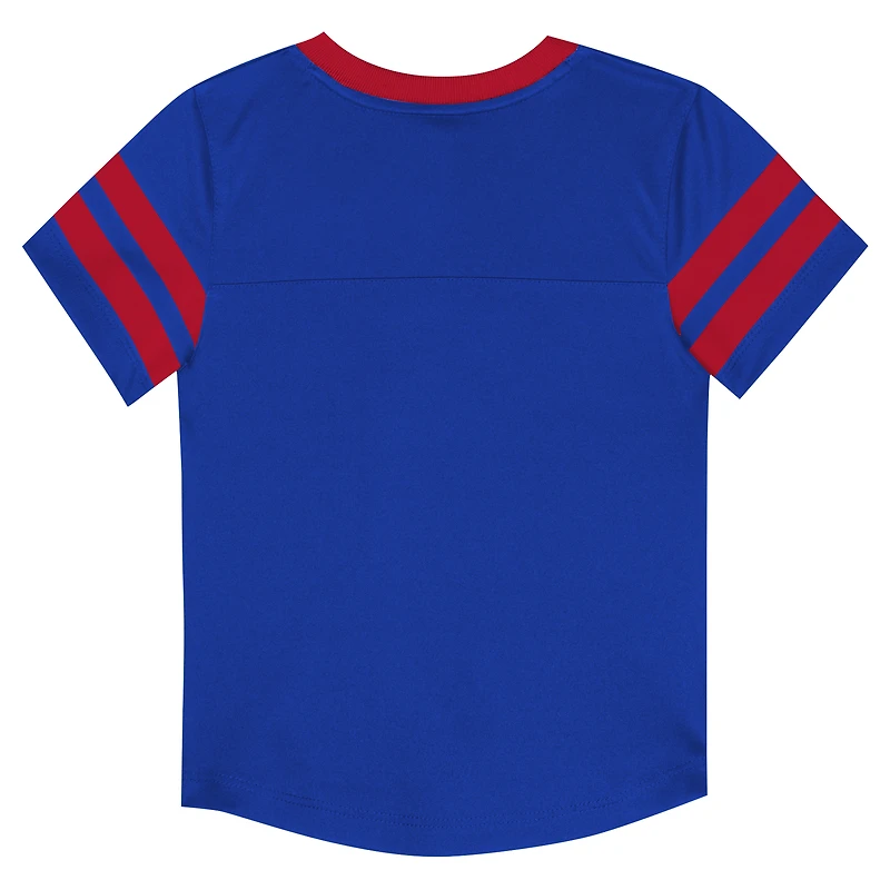 Ensemble t-shirt et pantalon à col en V pour tout-petit Outerstuff Royal/Rouge des New York Giants Red Zone