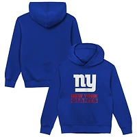 Sweat à capuche Outerstuff Royal New York Giants Back to Basics pour tout-petits