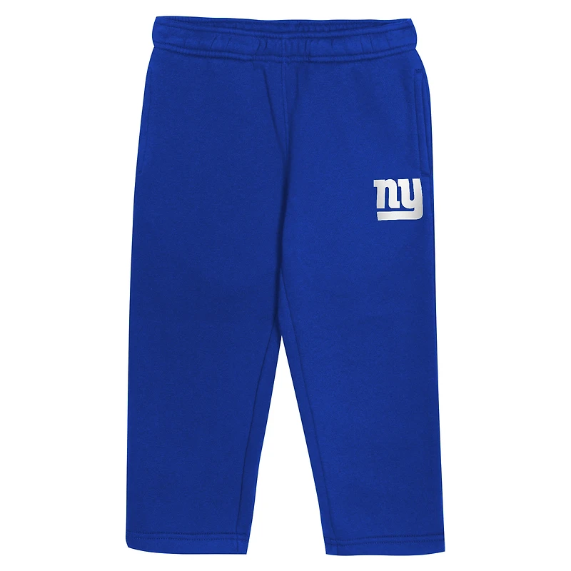 Ensemble sweat à capuche et pantalon en polaire pour enfant Outerstuff Royal New York Giants