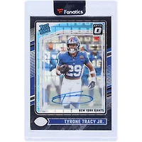 Tyrone Tracy Jr. New York Giants Autographed 2024 Panini Donruss Optic Black Pandora Prizm #259 #21/25 Rookie Card