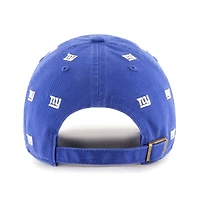 Unisex '47 Royal New York Giants Confetti Clean Up Adjustable Hat