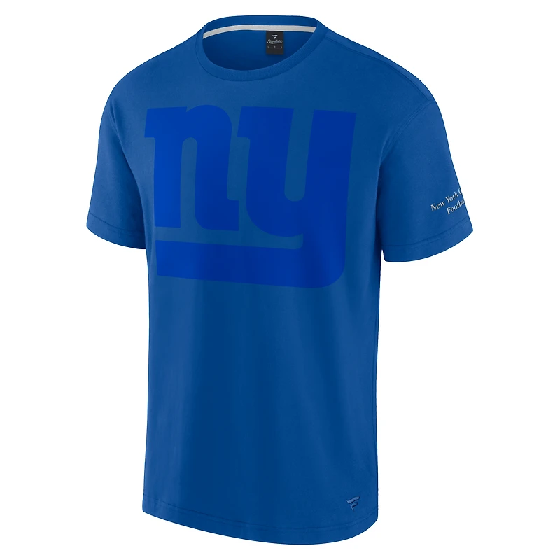 T-shirt unisexe emblématique Fanatics Royal New York Giants Elements