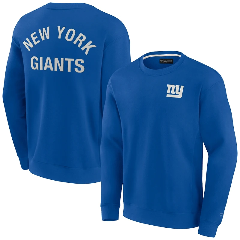 Unisex Fanatics Olive New York Giants Elements Super Soft Pullover Sweatshirt