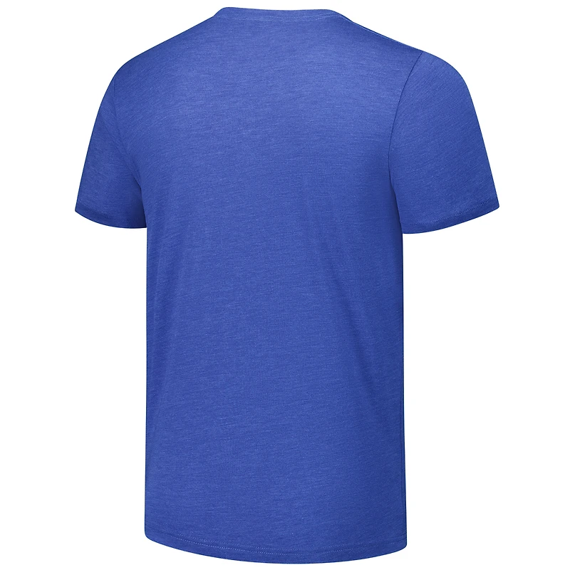 T-shirt unisexe hommage Lawrence Taylor Heathered Royal New York Giants NFL Blitz joueur retraité tri-blend