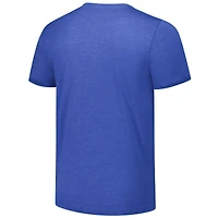 T-shirt unisexe hommage Lawrence Taylor Heathered Royal New York Giants NFL Blitz joueur retraité tri-blend
