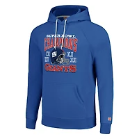 Sweat à capuche unisexe Hommage Royal New York Giants Hyperlocal Raglan