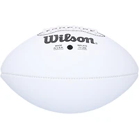 Ballon de football Wilson New York Giants avec panneau blanc et logo de la 100e saison