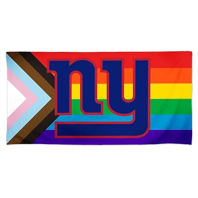 Serviette de plage WinCraft New York Giants 30'' x 60'' Pride Spectra