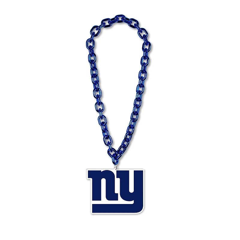 Collier en plastique avec logo à grande chaîne WinCraft New York Giants