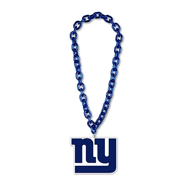 Collier en plastique avec logo à grande chaîne WinCraft New York Giants