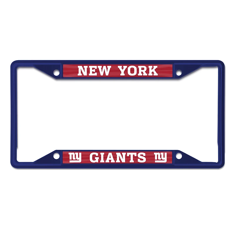 WinCraft New York Giants Cadre de plaque d'immatriculation couleur chrome