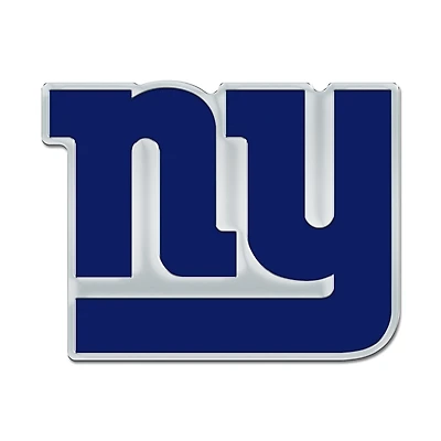 Emblème de voiture chromé coloré WinCraft New York Giants