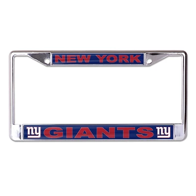 Cadre de plaque d'immatriculation en métal WinCraft avec logo des New York Giants (taille S/L)