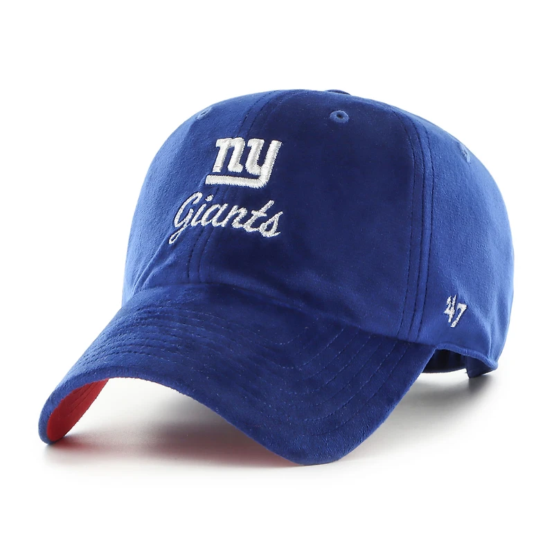 Women's '47 Blue New York Giants Spirited Clean Up Adjustable Hat