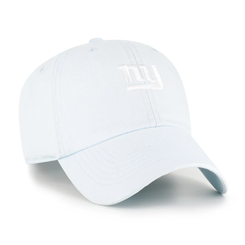 Casquette ajustable New York Giants Base Runner Ballpark Clean Up bleu clair pour femme, modèle 47