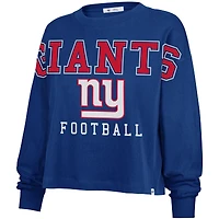 T-shirt oversize à manches longues « 47 Royal New York Giants Outreach City » pour femme