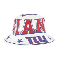 Women's '47  White New York Giants Energize Bucket Hat