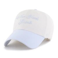 Women's '47  White New York Giants Gelato Two-Tone Clean Up Adjustable Hat