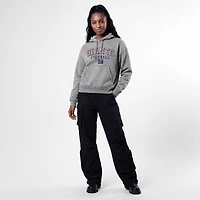 Sweat à capuche Champion Triumph Tri-Blend gris pour femme